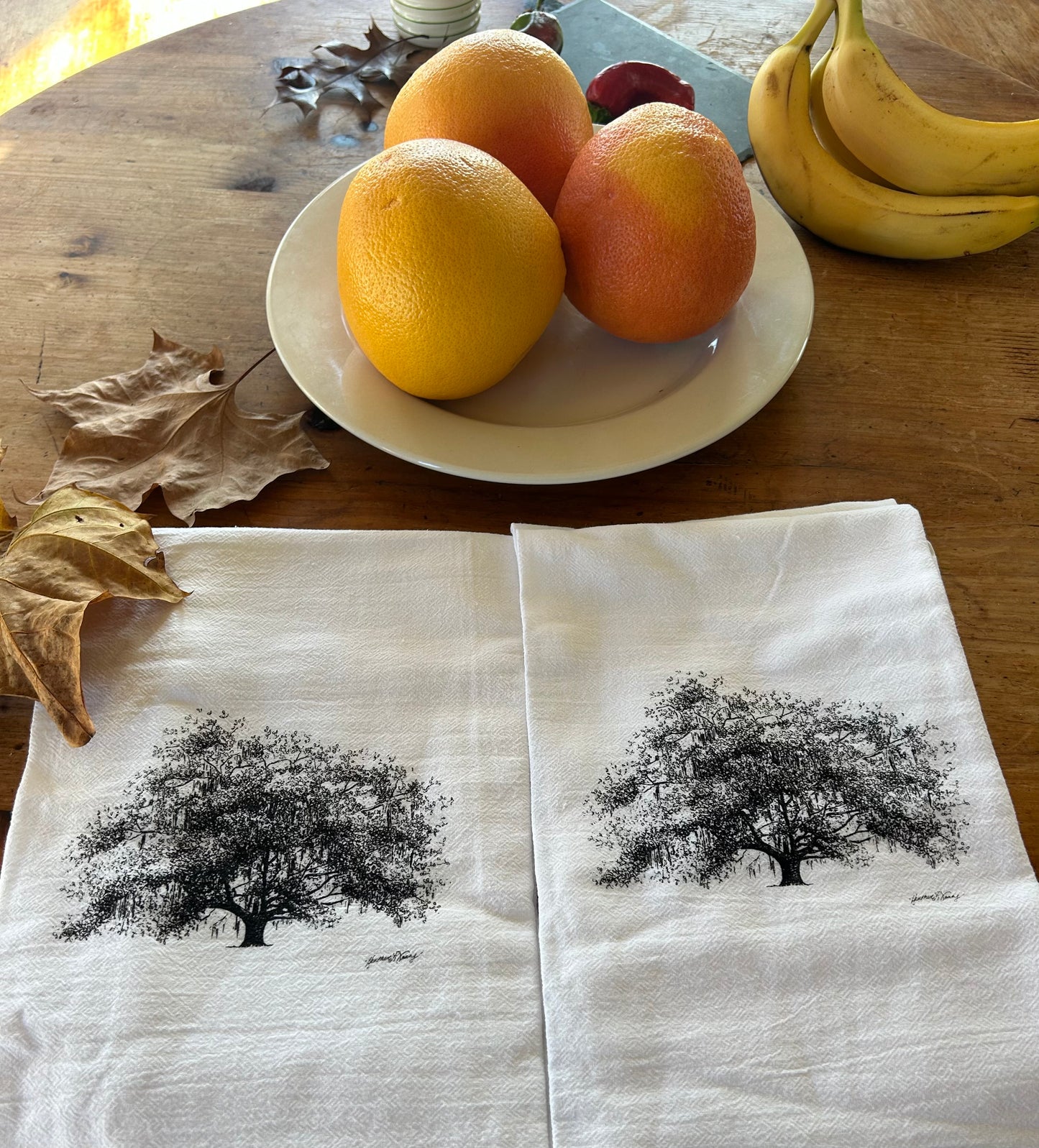 Christmas kitchen tea towels